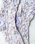 Women's Spring Blossoms Casual Socks: Blue