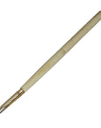 3-1/2" Polished Brass Pen Holder w/ Bone Nib Pen
