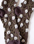 Daisy Flower Casual Socks: Grey