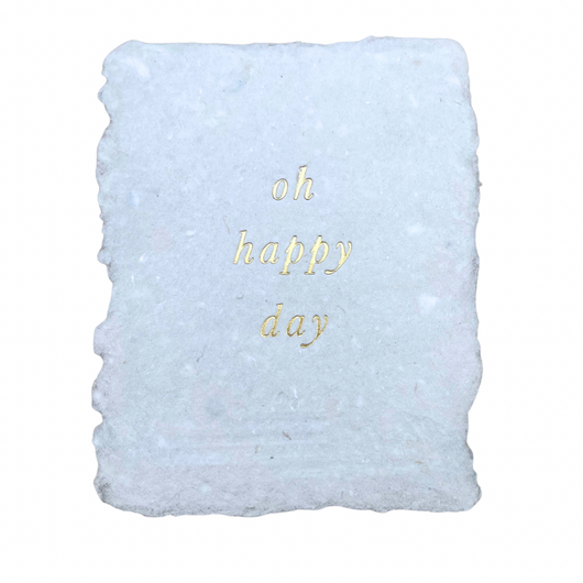 oh happy day note card