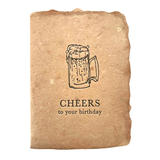 beer cheers to your birthday card