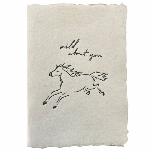 horse wild about you card