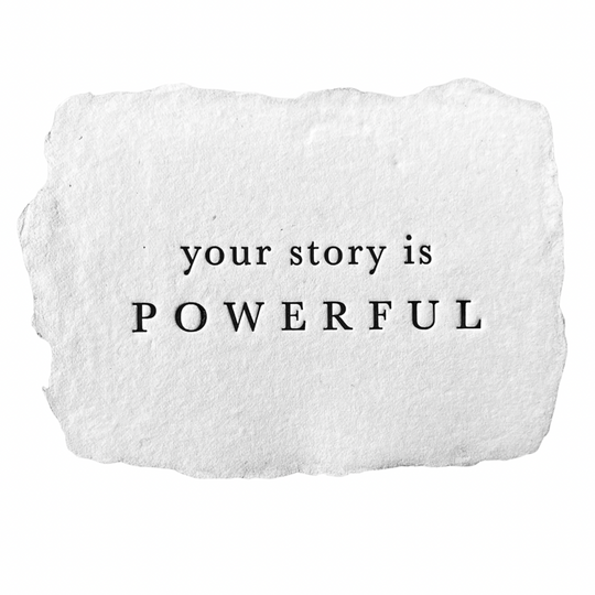 your story is powerful mini art print