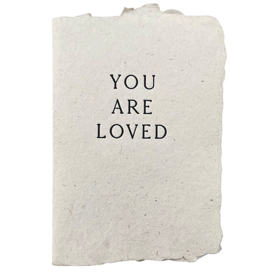 you are loved card