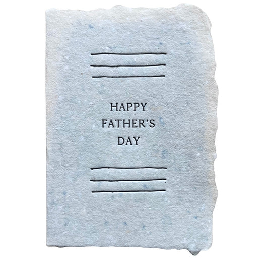happy father’s day with lines card
