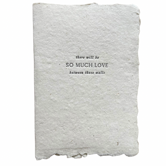 so much love between those walls card