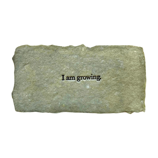 I am growing affirmation card