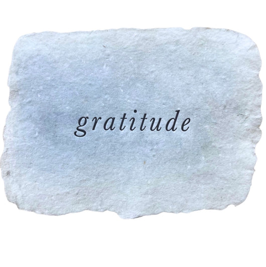 gratitude note card
