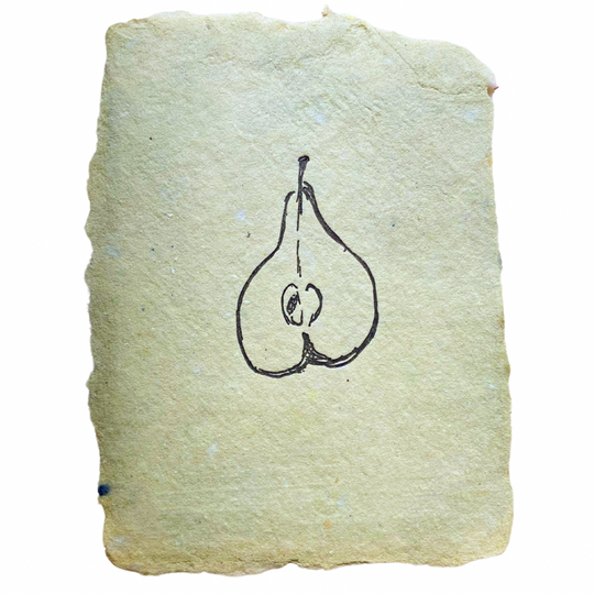 pear note card
