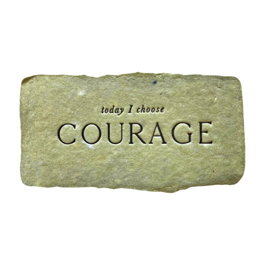 today I choose courage intention card