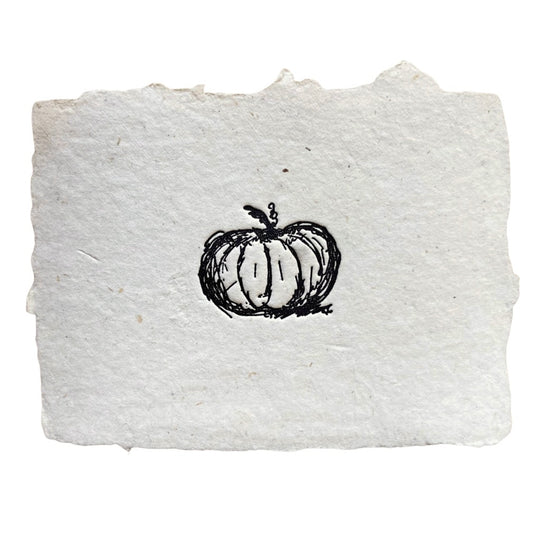 pumpkin note card