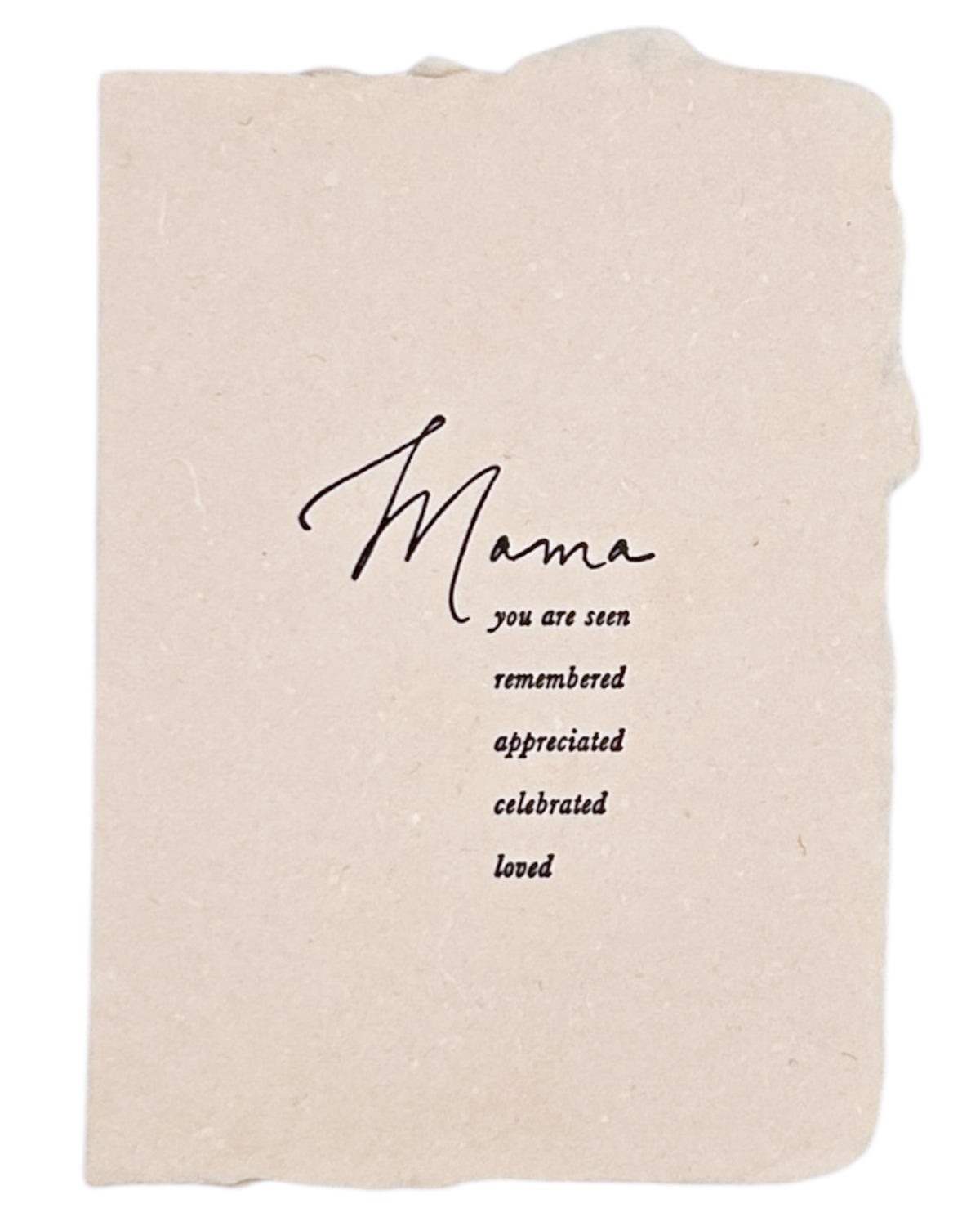 Mama you are seen card – farmette co