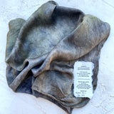 botanically ice-dyed 100% silk bandana - Batch No.1 | No.009 - No.016