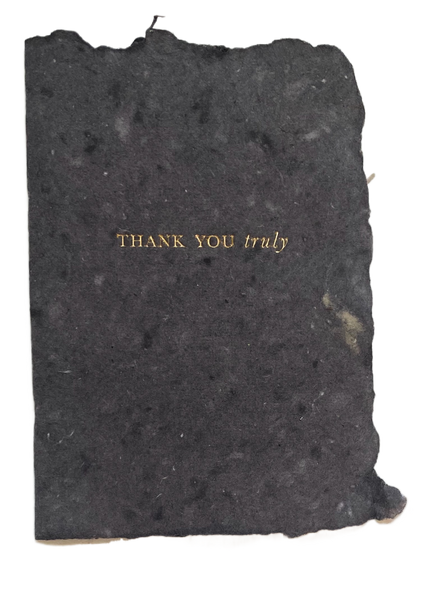thank you truly card