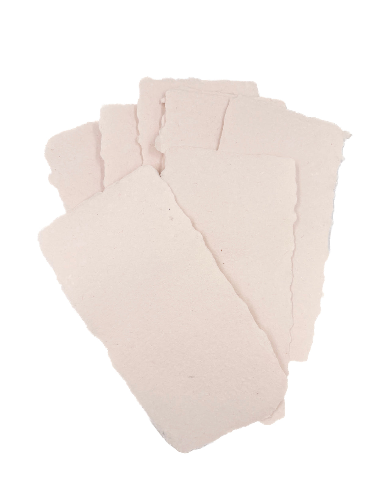 Blush 3x4 Handmade Paper - Pack of 10