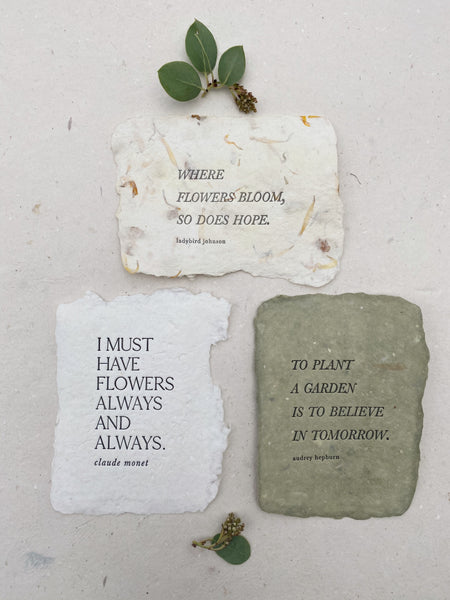 quote cards for spring