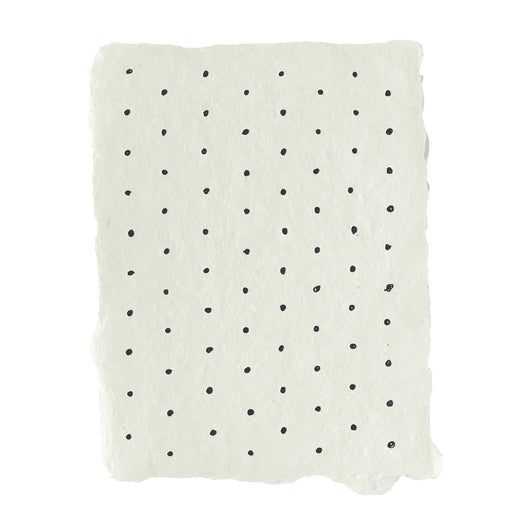 Swiss dot pattern note card